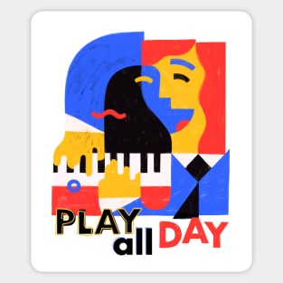 Play All Day Sticker